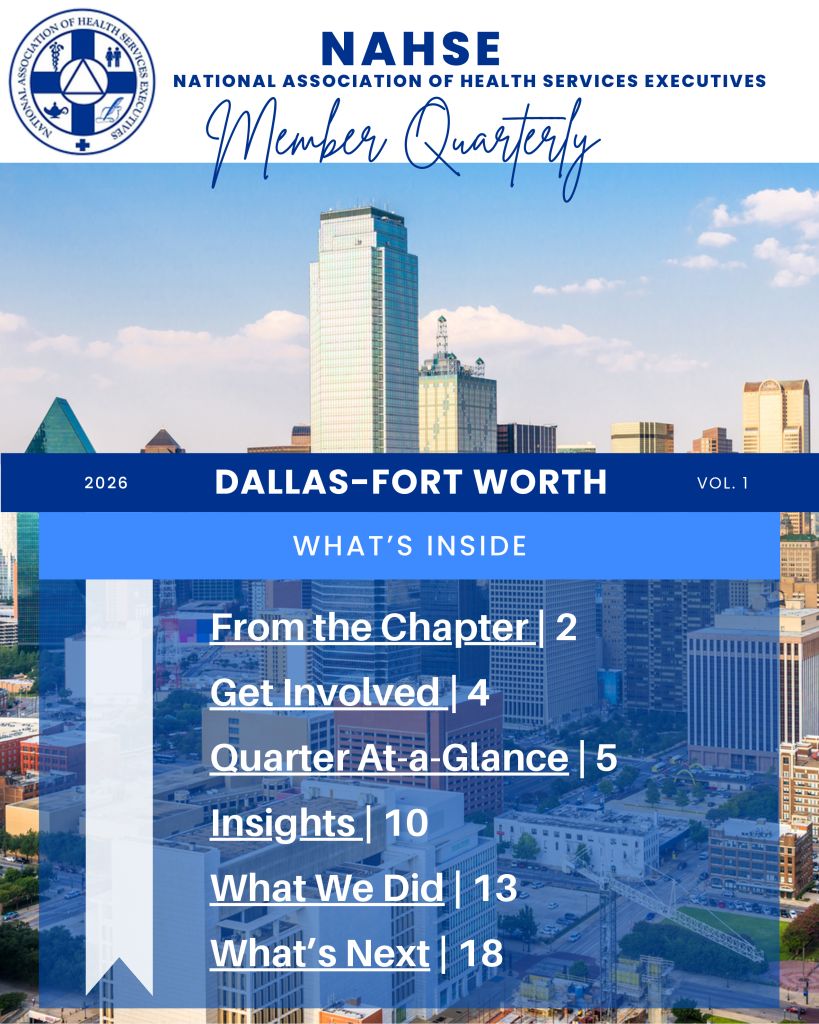 NAHSE DFW 2026 Newsletter Vol 1. Q2
