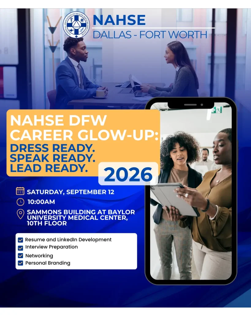 NAHSE DFW Presents: Career Glow-Up