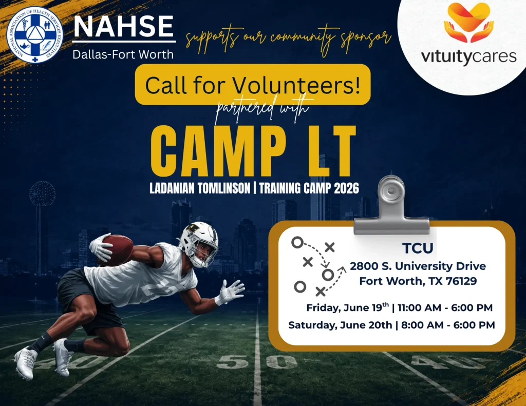 NAHSE DFW Volunteers: LaDainian Tomlinson Football Training Camp